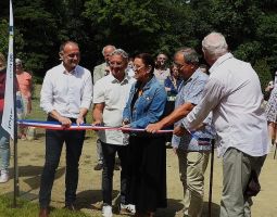 Inauguration de la roseraie