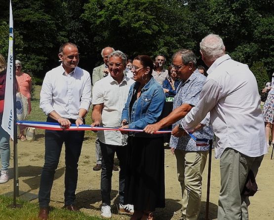 Inauguration de la roseraie