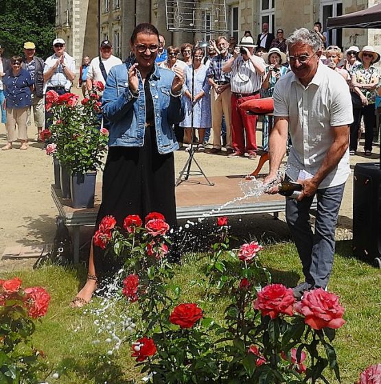 Le baptême du rosier Château de La Droitière